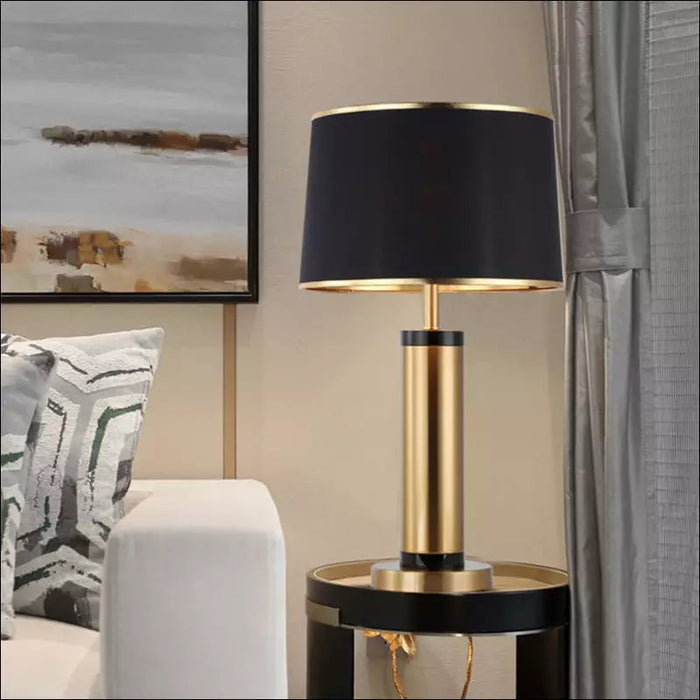 Nordic Wind Ins Master Bedroom American Luxury Table Lamp