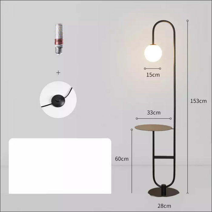 One Piece Minimalist Table Floor Lamp - Decorative