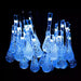 Outdoor Water Drops Fairy LED Lights - Decorative Piece