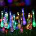 Outdoor Water Drops Fairy LED Lights - Multicolor -