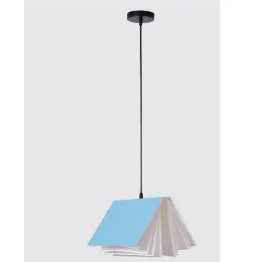 Personality Art Study Dining Room Chandelier - Blue -