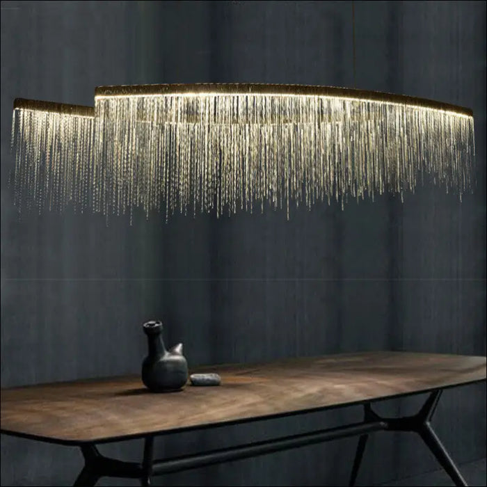 Post Modern Simple Atmosphere Tassel Lamp Nordic Living Room