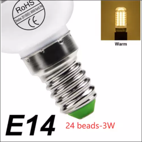 Low Power High Brightness Corn Bulb - E14 warm / 24 beads 3W
