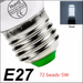 Low Power High Brightness Corn Bulb - E27 white / 72 beads