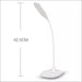 LED Eye Protection Phone Holder Table Lamp - White -