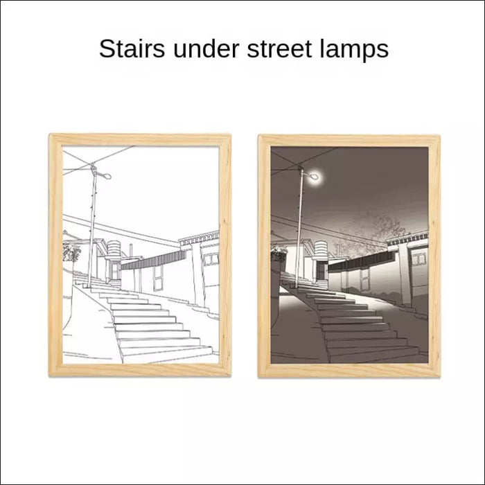 RadianceCanvas - Innovative Painting Lamp - Steps under