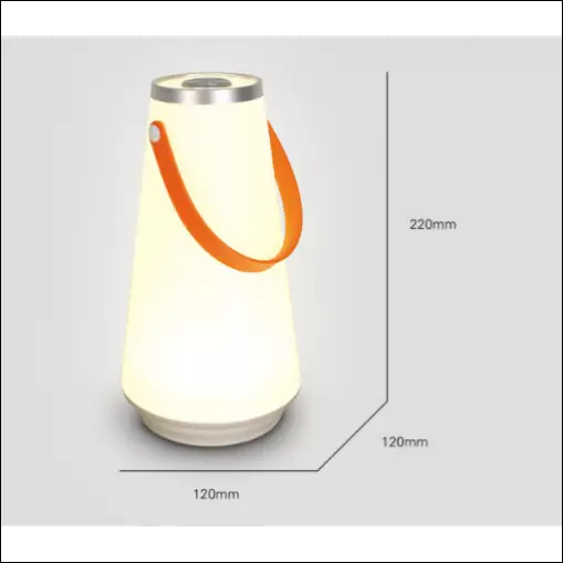LED Rechargeable Portable Lantern - white - Decorative Piece