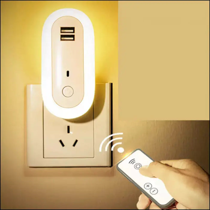 USB Remote Control Wall Lamp - models / 220V US - Decorative