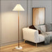 Retro Light Luxury Wood Grain Simple Pleated Floor Lamp