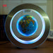 Round LED World Map Floating Globe - Sky blue English US -