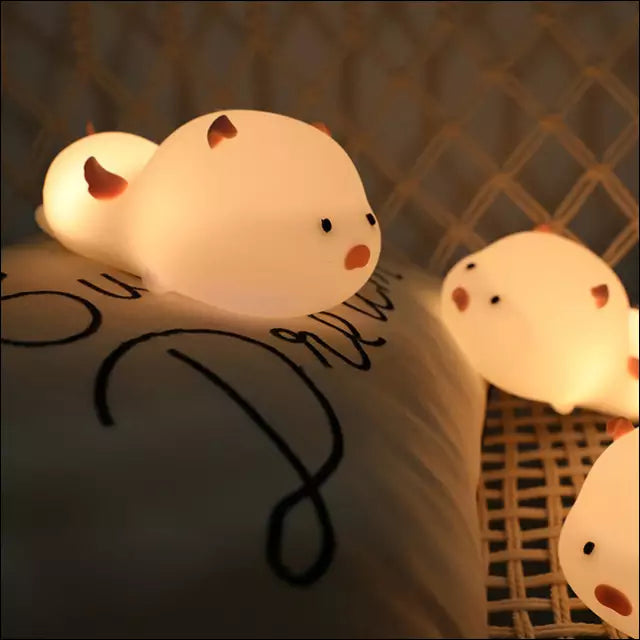 Pig silicone night light - Decorative Piece