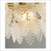 Simple Living Room Glass Chandelier - decorative piece