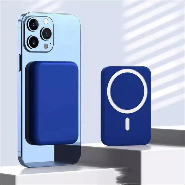 SnapVolt - Magnetic Power Bank For Your Phone - Blue / Only