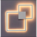 Square Combination Line LED Wall Lamp - 20W white -
