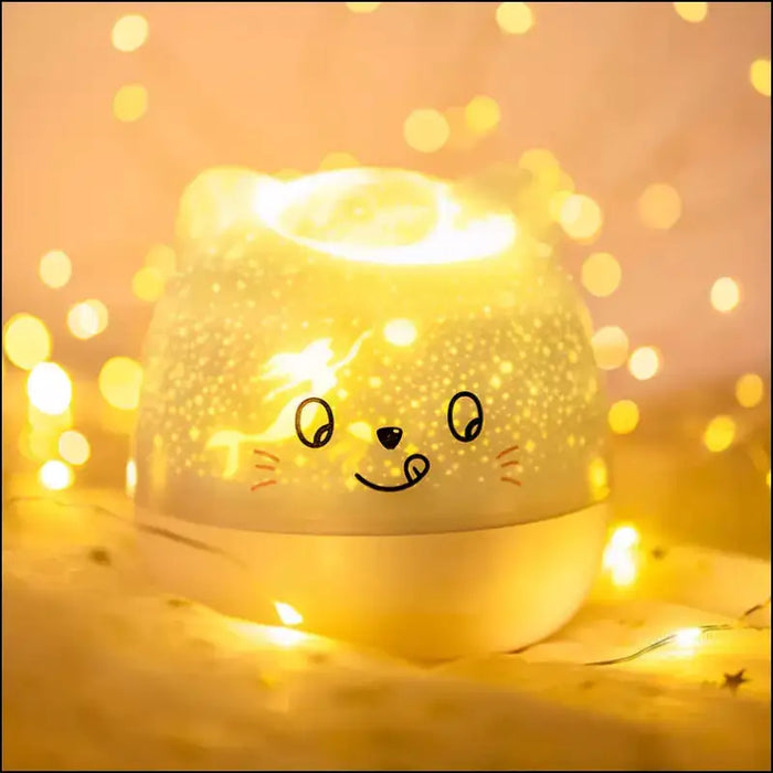 Starry Sky Cat/Dog Projector Lamp - Decorative Piece