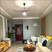 Straw Hat Shape Living Room Chandelier Simple Art -