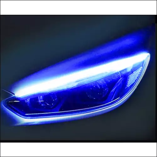LED Strip Car Headlights - Blue / 30cm - Decorative Piece