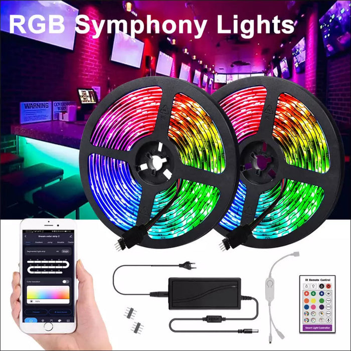 LED Strip Lights RGB 5050 Waterproof Flexible Ribbon - US -