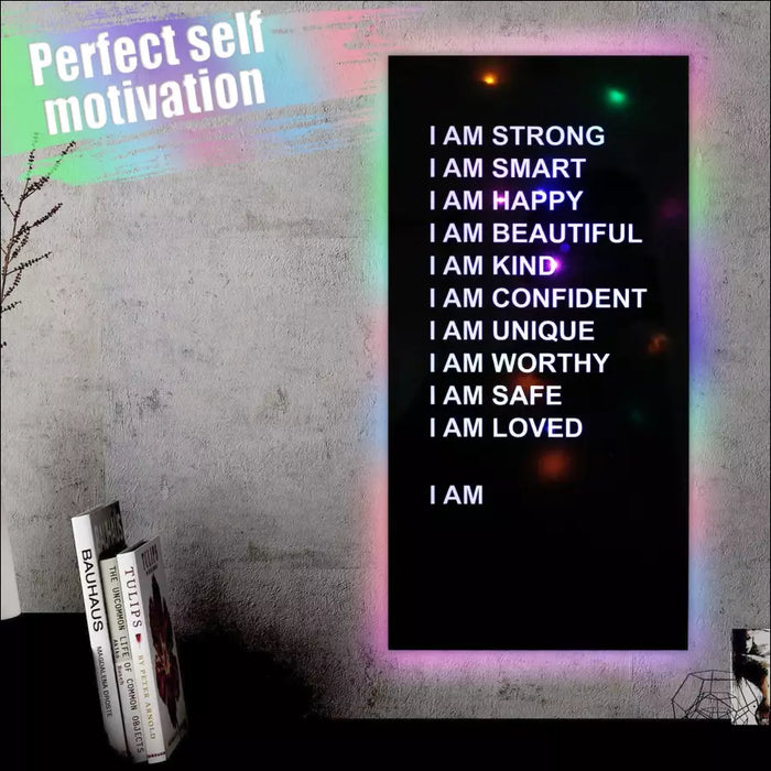 The ’I Am’ Mirror - Affirmative / USB - Decorative Piece