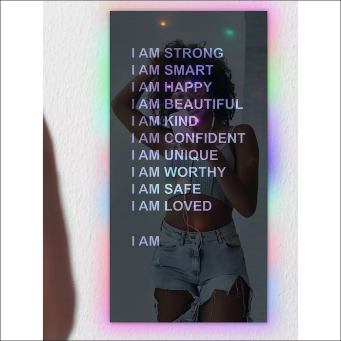 The ’I Am’ Mirror - Affirmative / USB - Decorative Piece