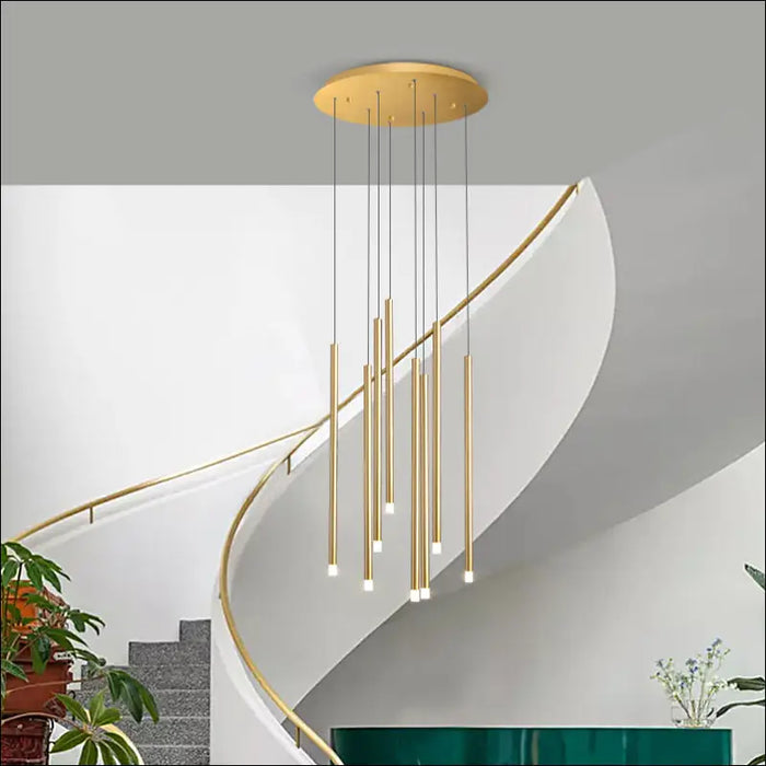 Villa Light Luxury Living Room Floor Lamp - decorative piece