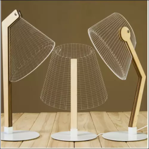 3D Visual Desk Lamp - Decorative Piece