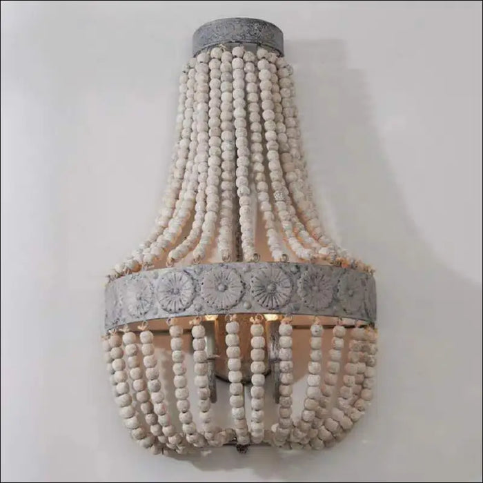 Wooden Bead Chandelier Personality Distressed Accessories