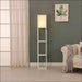 The Wooden Shelf Floor Lamp - White / US - Decorative Piece