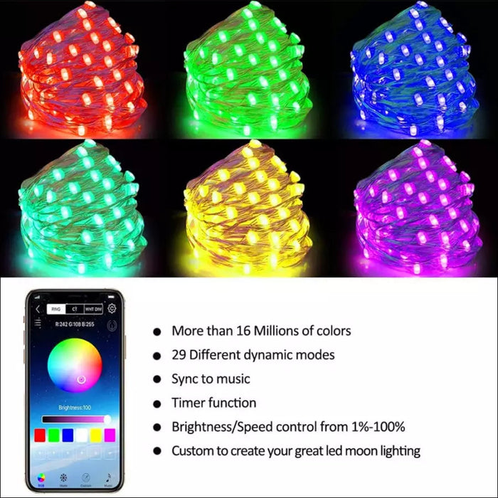 YewLights - Smart LED Christmas Tree Lights - Decorative