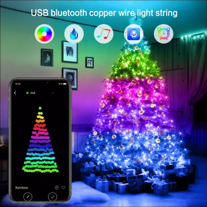 YewLights - Smart LED Christmas Tree Lights - Decorative